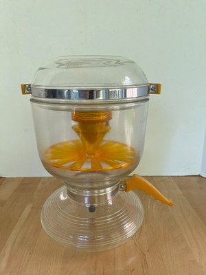 1950 FILTRON Glass Cold Brew Coffee Maker w/Bakelite Handles, InstructionManual