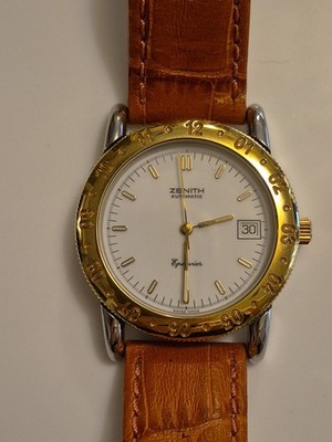 Zenith Epervier Automatikuhr zweifarbig neu auf Lager Durchmesser 36 mm