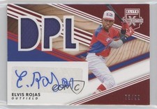 2020 Elite Extra Edition DPL Material Signatures Red 73/99 Elvis Rojas Auto 11s9