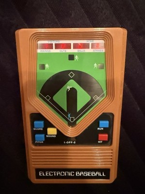 Mattel Electronic Baseball Handheld Game - Super Cool!