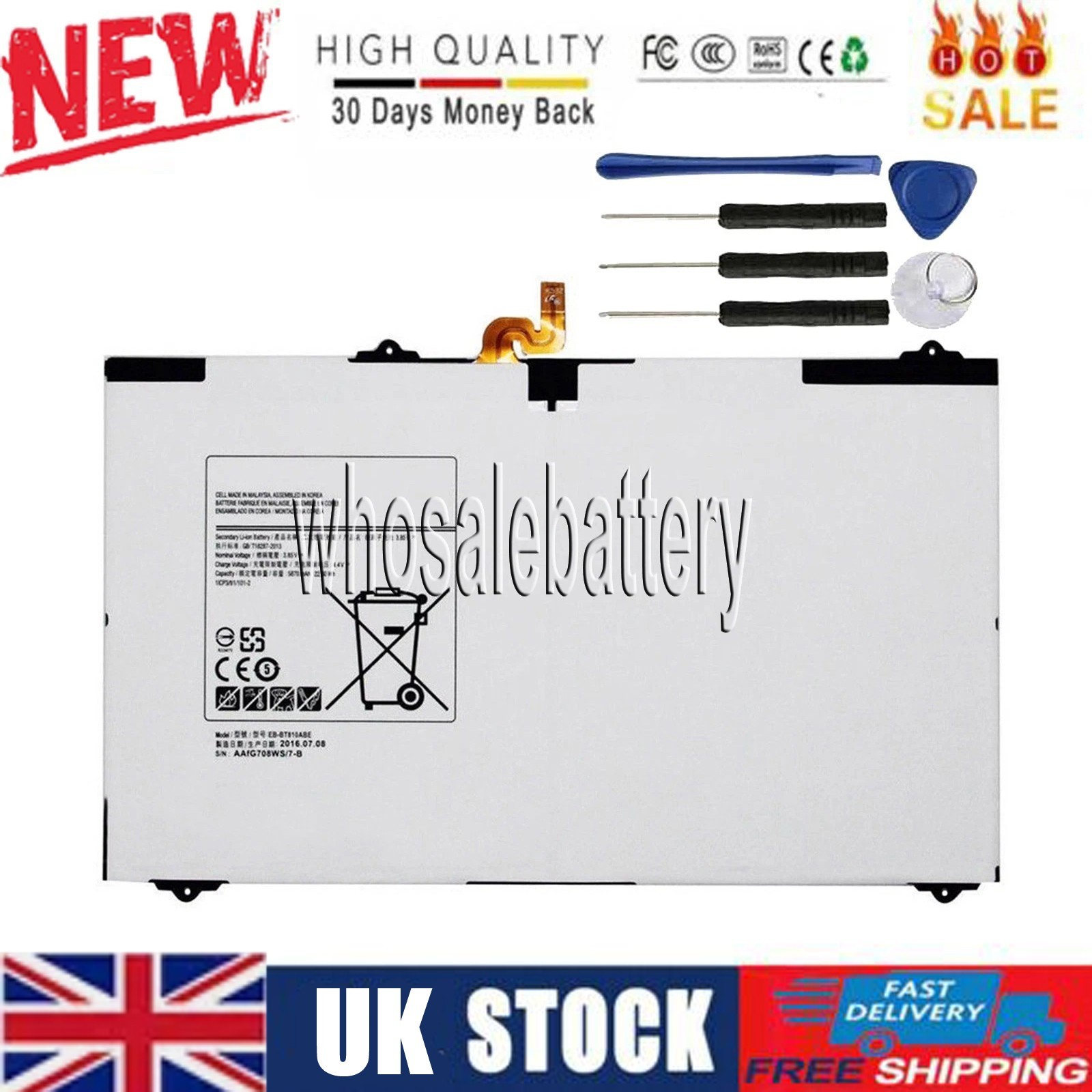 Battery for Samsung Galaxy Tab S2 9.7 SM-T810 SM-T813 SM-T815 SM-T819 5870mAh