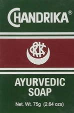 Chandrika Ayurvedic Bar Soap Herbal and Vegetable Oil 2.64 Ounce 1 Count