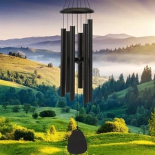 Wind-Chimes-Outdoor-Large-Decor, Deep Tone Soothing Melodic Tones Windchimes,...