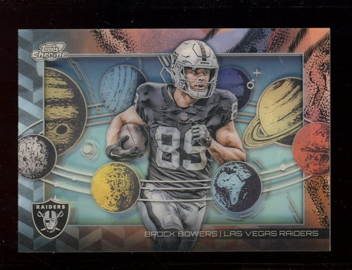 2025 Topps Cosmic Chrome Planetarium #PL-22 Brock Bowers Raiders SSP CASE HIT
