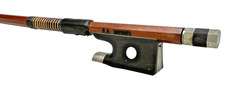 R A Meinel Violin Bow 8 Sided Shaft Winding, Ebony  Silver Screw