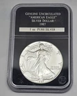 PCS Stamps & Coins 1987 American Eagle Silver 1 oz Uncirculated