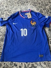 Nike 2024/25 France Home Jersey #10 Mbappe Medium