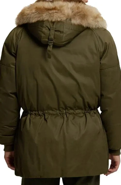 MSRP $5,995 Ralph Lauren Purple Label Insulated Down Parka Jacket Shearling Trim image 5