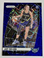 Panini 2024 Prizm WNBA Jacy Sheldon Rookie Blue Velocity Prizm Dallas Wings #4