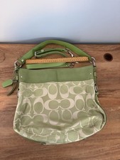 Coach Lime Green Zoe Handbag