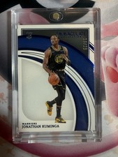 2021-22 Panini Immaculate /25 Jonathan Kuminga Rookie Card #37 Warriors RC