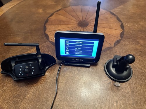 FURRION VISION S WIRELESS RV BACKUP CAMERA W/ 5" MONITOR FOSO5TASF System