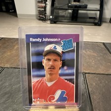 Donruss 1989 Rated Rookie Randy Johnson *Denotes* Back Montreal Expos #42
