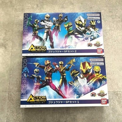 Gozyuger Action Hero SP set 01 & 02 Costco Limited Metallic