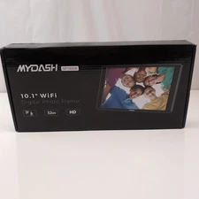 MYDASH 10.1" Screen Smart Digital Picture Photo Frame w/WiFi New Open Box
