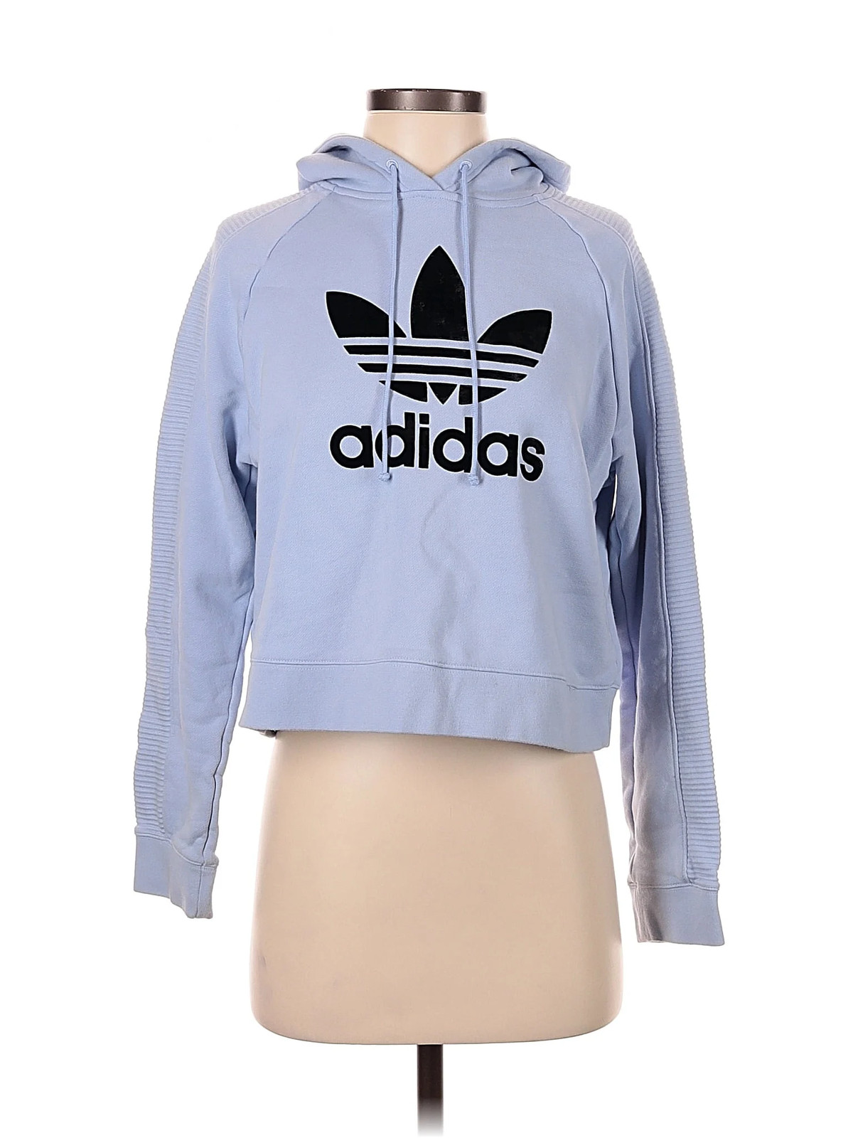 Adidas Women Blue Sweatshirt S