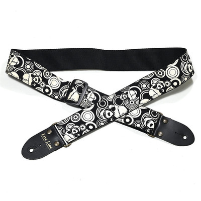 LIVE LINE Handmade Guitar Strap ''SCULLS'' Japan