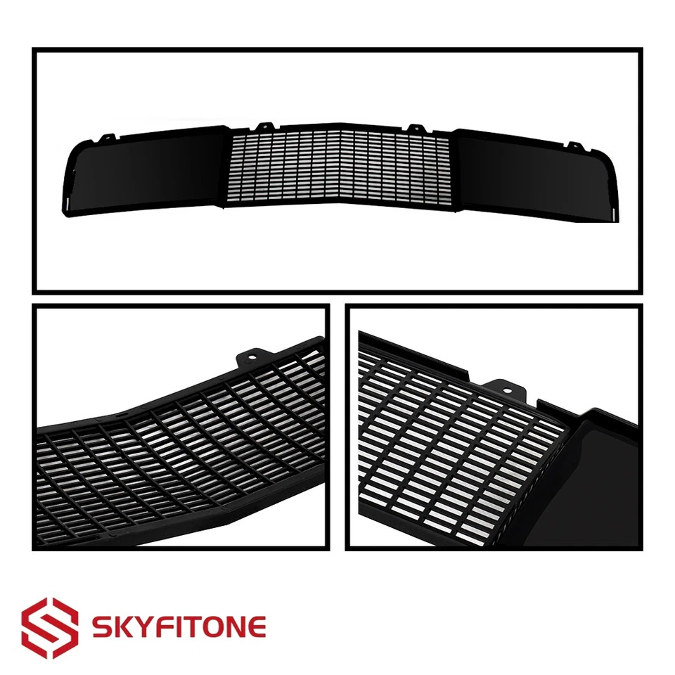 Fits 2004-2008 Cadillac XLR Front Bumper Lower Grill Grille Matte Black New Foto 2 de 4