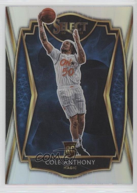 2020-21 Panini Select Premier Level Silver Prizm Cole Anthony #177 10zi