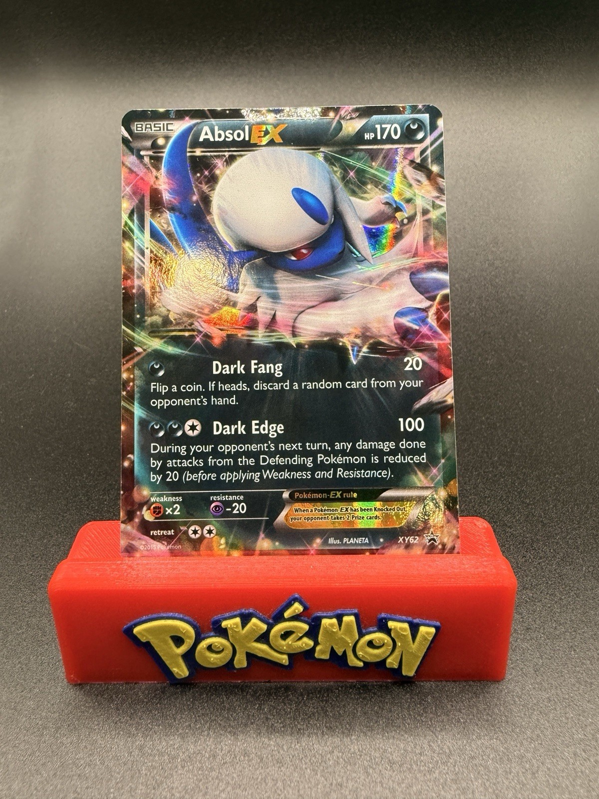 Pokemon Absol EX XY62 Black Star Promo Ultra Rare Holo - MP