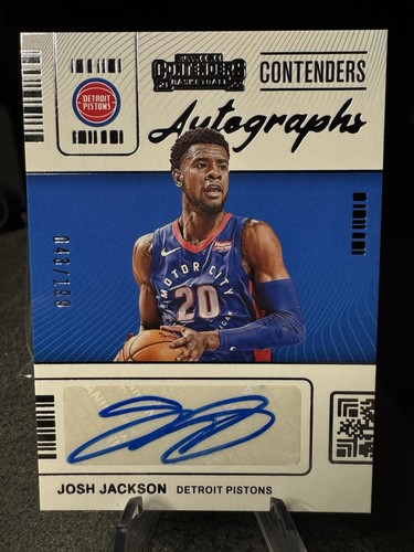 Josh Jackson #CA-JJK 2021 Panini Contenders Contenders Autographs card