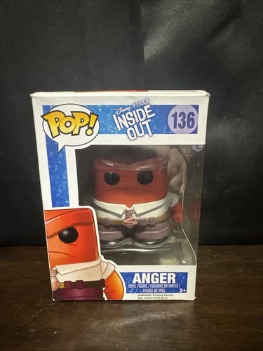 Funko Pop Vinyl Pixar Anger # 136 Inside Out ￼