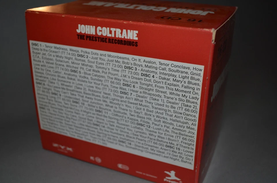 John Coltrane – The Prestige Recordings / Prestige 1991 / Germany / 16 CD Box - Bild 3 von 4
