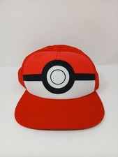Official Pokemon Pokeball Youth Kids Snapback Baseball Hat