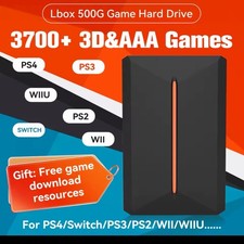 Launchbox 500GB Gaming HDD per PC Console Emulatori Plug & Play