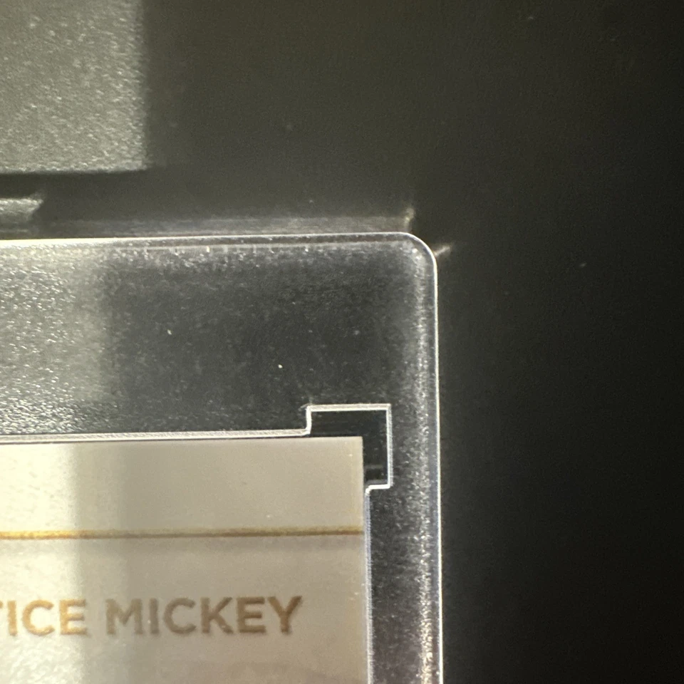 2025 Topps Chrome Disney Blue Mini Diamond Sorcerer’s Apprentice Mickey /150 - Image 4 of 4