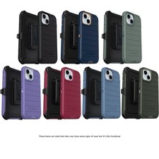 OtterBox Defender Pro Case for iPhone 15/14/13/16e Holster Clip Included