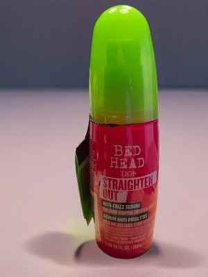 TIGI Bed Head Straighten Out Anti Frizz Serum for Smooth Shiny Hair 3.38 oz