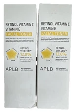 Lot Of 2! APLB Retinol Vitamin C Vitamin E Facial Toner 160ml / 5.41fl. oz. NEW!