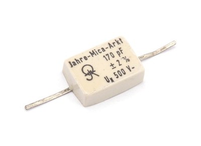 Richard Jahre 170pF 2% 500V Glimmer-Kondensator BF 46-31 Mica Capacitor Vintage