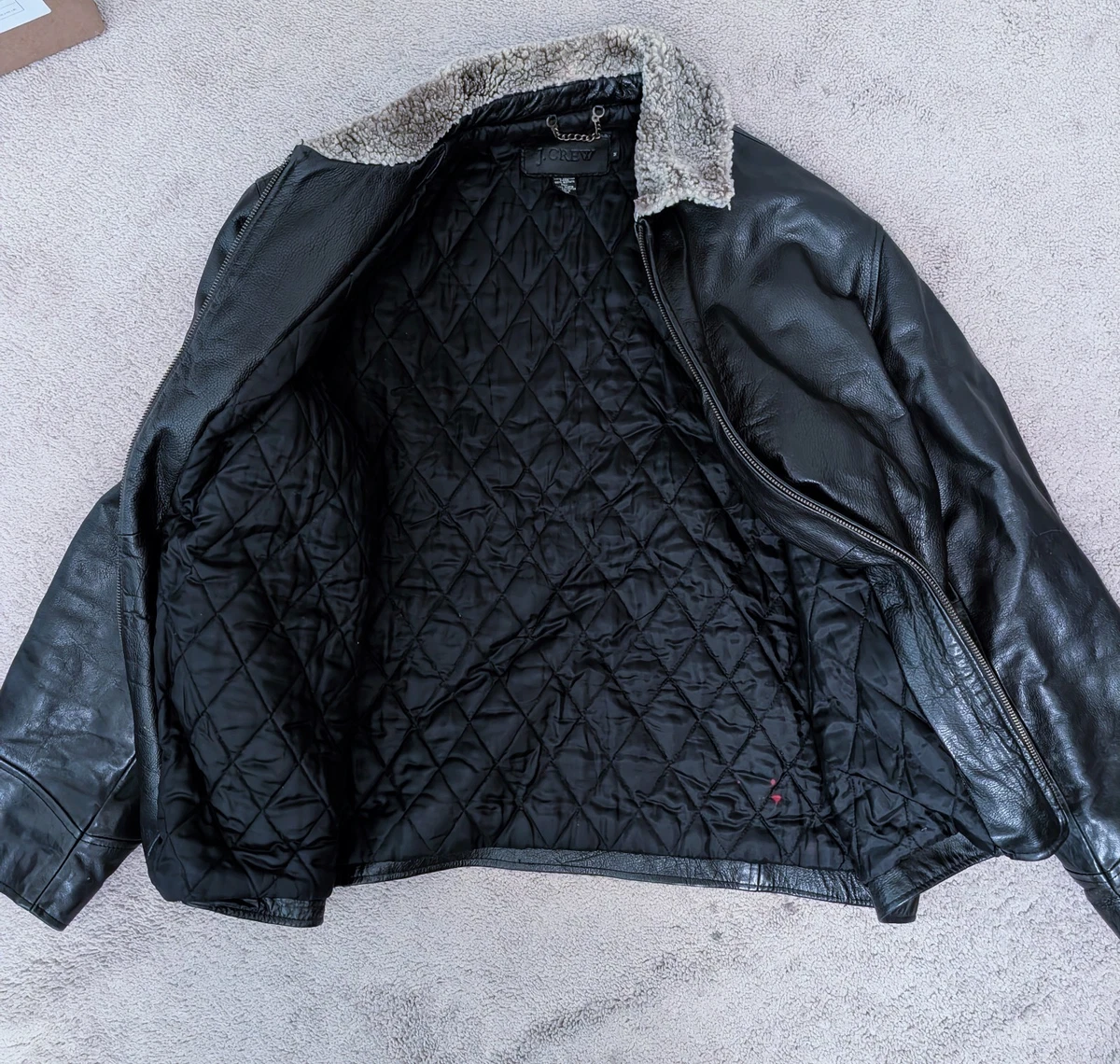 J.CREW Coats, Jackets & Vests Leather Outer Shell for Men for Sale