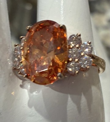 JTV  Bella Luce Ring Size 6 Champagne Color