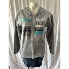 San Antonio Texas Zip-Up Hoodie   Size Small