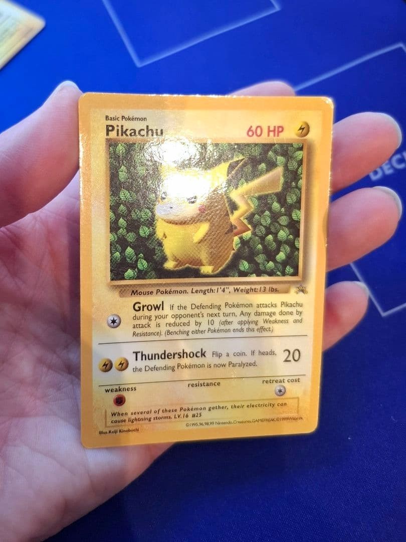 Pokemon Ivy Pikachu CoroCoro Promo Glossy Ken Sugimori Error