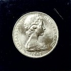 NEW ZEALAND - Elizabeth II - One Dollar - 1967 - Km-38.1 - Br. Uncirculated! — photo 2