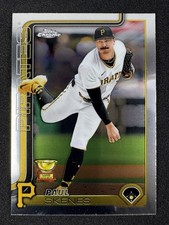 2025 Topps Chrome Paul Skenes Topps All-Star Rookie Gold Cup #300 Pirates