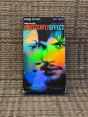 The Butterfly Effect VHS 2004 Ashton Kutcher Glossy Case
