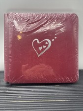 Creative Memories 7x7 Red Heart Scrapbook Album Strap Hinge Sealed 11 pages NEW
