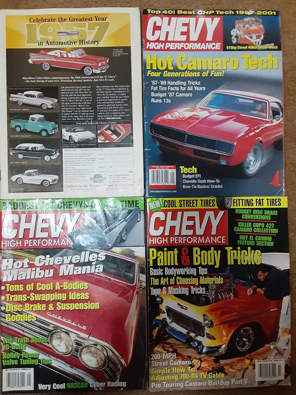 Chevy High Performance Magazines 1999 2002