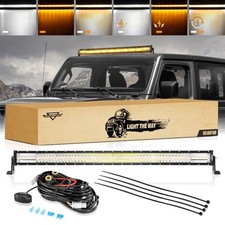 42Inch 240W LED Straight Light Bar, 6 Modes Off Road Amber 42 Inch Straight