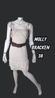 Molly Bracken Taille 38 Superbe robe bretelles beige dress