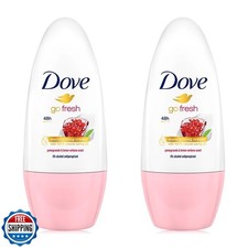 Dove Go Fresh Roll-On Antiperspirant 50Ml Pomegranate and Lemon Verbena 2-Pack