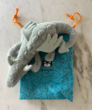 Jellycat Little Sage Dragon Mini Plush Stuffed Animal with Blue Bag