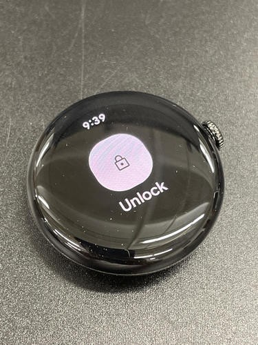 Google Pixel Watch 2 - Boîtier en aluminium noir mat (LIRE) (montre seule) - Photo 6 sur 6