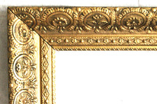 ANTIQUE FITS 8 X 10 VICTORIAN PICTURE FRAME GOLD GILT ORNATE FINE ART WOOD