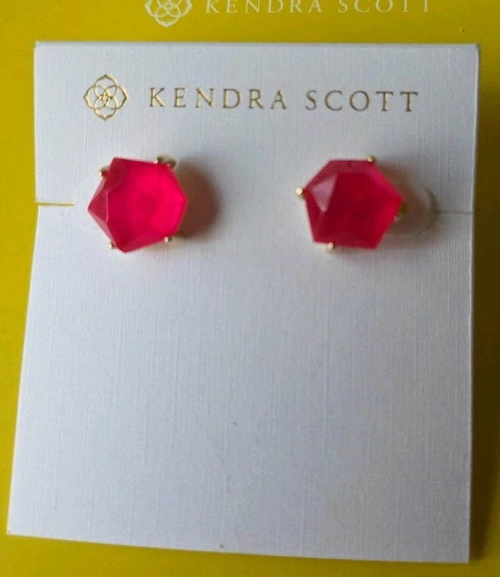 "Aretes Kendra Scott Berry tono dorado 1/2""" Foto 2 de 3
